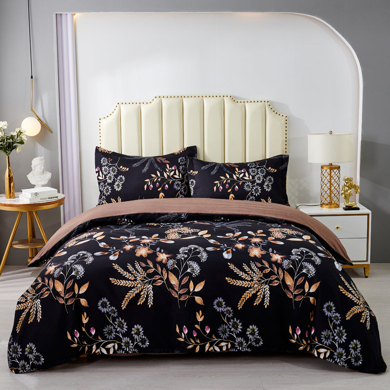 PCHF China Art Black 3-piece Comforter Set - On Sale - Bed Bath